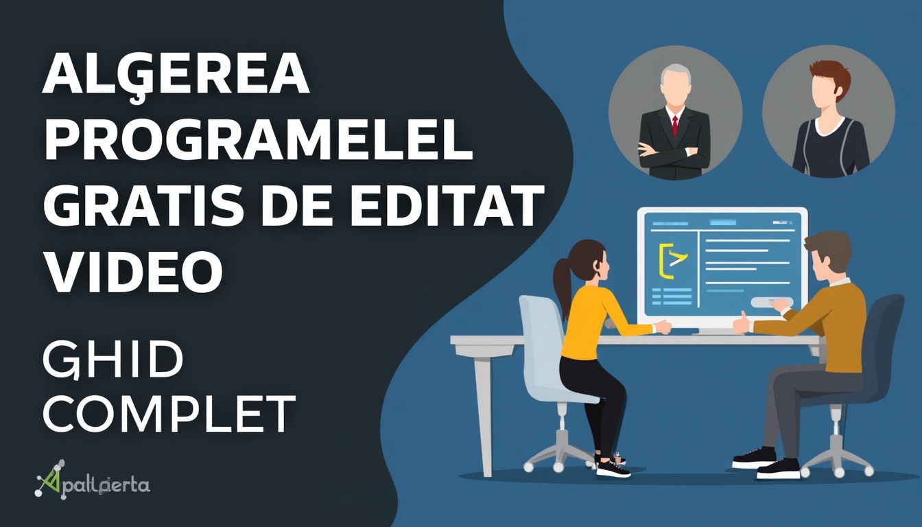 O persoană editează un video pe un laptop, ilustrând programe gratis de editat video.