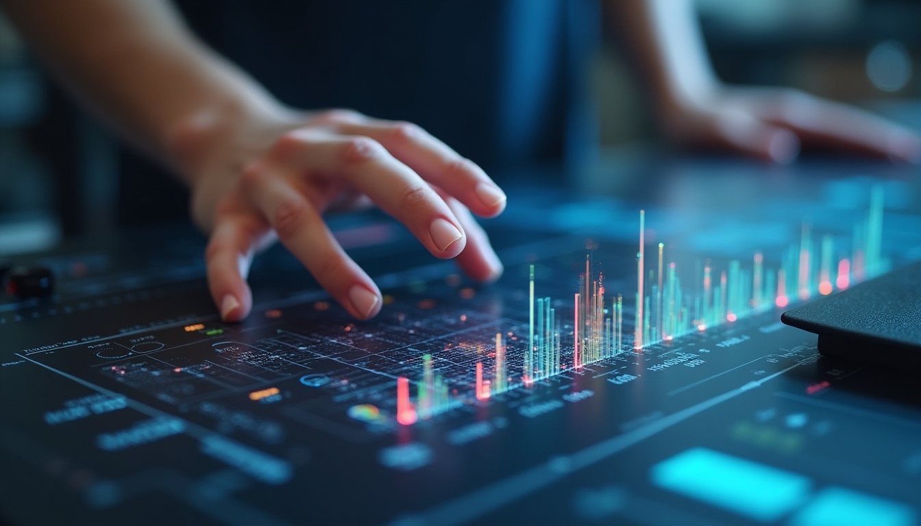 O persoană editează un video online pe un laptop, simbolizând ușurința și accesibilitatea editării video